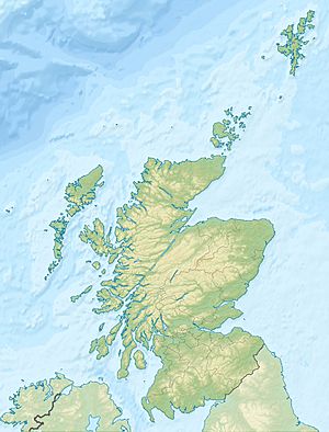 Map showing the location of Ardnamurchan Point