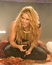 Shakira Stops By Soundcheck cropped
