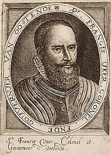 Sir Francis Vere - Portret van Franciscus Veer, Generaal en Gouverneur van Oostende (Aert Meuris)