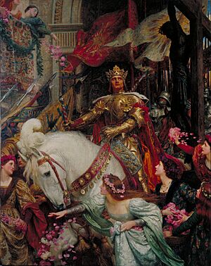 Sir Frank Dicksee - The Two Crowns - Google Art Project