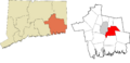 Southeastern Connecticut incorporated and unincorporated areas Preston highlighted