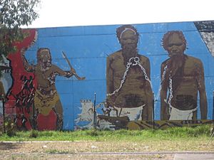 St Georges Road Aboriginal history mural 2