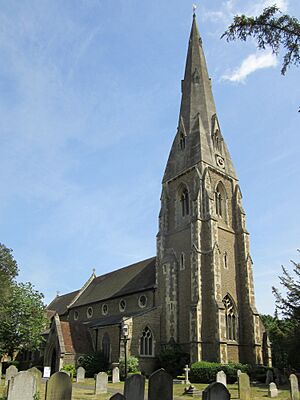 St James's Church, Church Street, Weybridge (NHLE Code 1188363) (June 2015) (1)