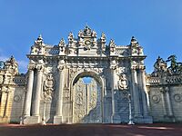 Sultan's Gate of Dolmabahçe Palace