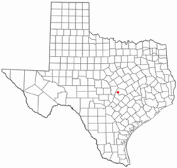Location of Liberty Hill, Texas