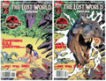 The Lost World Topps Issue 1 covers