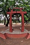 Toran with Bell - Ghantatala - Gour Prangan - Santiniketan 2014-06-29 5563