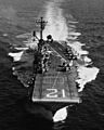 USS Hornet (CVS-12) underway at sea on 9 August 1968 (USN 1116887)