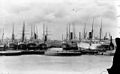 Union-Castle liners in the East India Docks