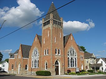 United Methodist Church, Mechanicsburg, blue sky.jpg