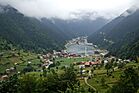 Uzungöl lake and town.jpg