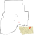 Valley County Montana Incorporated and Unincorporated areas Nashua Highlighted