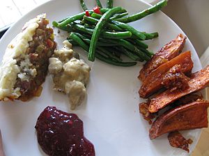 Vegan Thanksgiving Plate (3064390588)