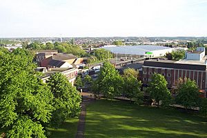 View of Cannock from top of St. Luke's Church Tower - geograph.org.uk - 178960.jpg