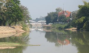 Wang River in Amphoe Mueang Lampang