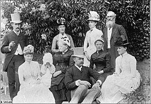 Wigg family at Wockwalla, Bridgewater