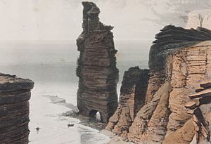 William Daniell Old Man of Hoy (colour)