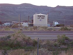 Water tank in Yucca, Arizona