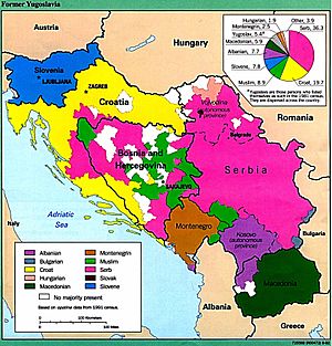 Yugoslavia ethnic map
