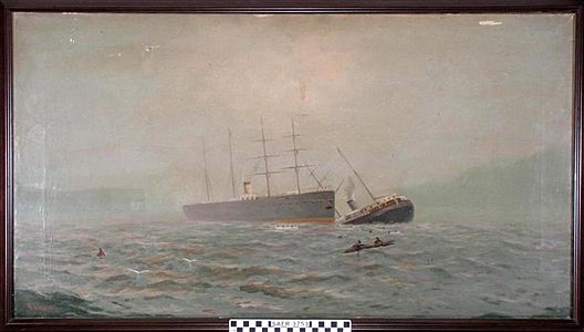 "City of Chester" Hit and Sunk By "Oceanic"