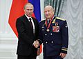 Орденом «За заслуги перед Отечеством» III степени награждён лётчик-космонавт СССР Алексей Леонов