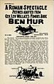1908 film-supply catalog with prices for the Kalem release Ben Hur