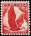 1958 airmail stamp C50