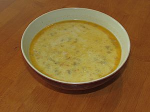 A bowl of Zuppa Toscana prepared from the Wikibooks recipe.JPG