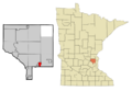 Anoka Cnty Minnesota Incorporated and Unincorporated areas CirclePines Highlighted copy