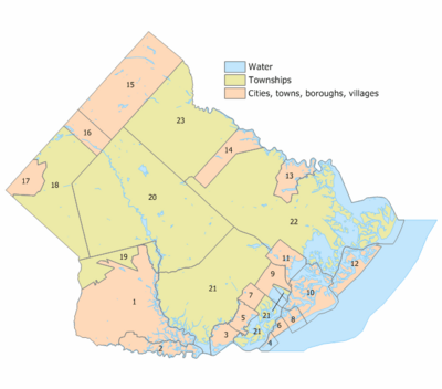 Atlantic County, New Jersey Municipalities