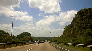 Puerto Rico Highway 22 in Río Abajo