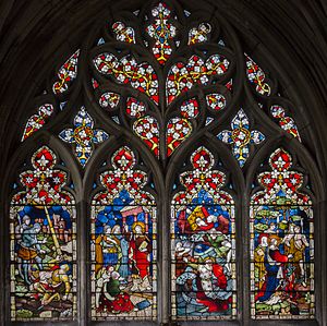 Beverley, St Mary's church, St Paul window (25302612692)