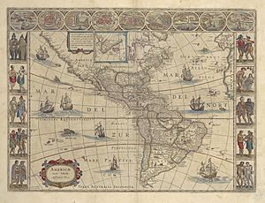 Blaeu Americae Nova Tabula 1614 (1617) UTA