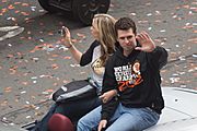 Buster Posey 2012 World Series Victory Parade