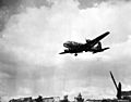 C-54 dropping candy during Berlin Airlift c1949