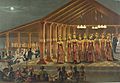 COLLECTIE TROPENMUSEUM Bedoyo danseressen aan het hof van de sultan van Yogyakarta TMnr 3728-444