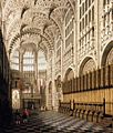 Canaletto - The Interior of Henry VII's Chapel in Westminster Abbey