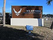 Cape Canaveral Air Force Station sign 001
