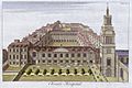 Christ's Hospital, engraved by Toms c.1770.