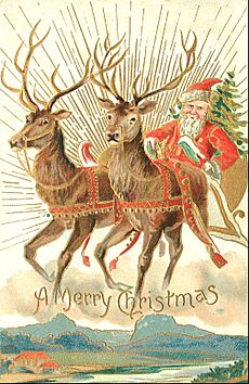 Christmas postcard 1907