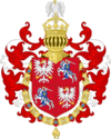 Coat of Arms of Sigismund I of Poland (Order of the Golden Fleece).svg