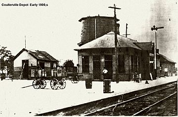 Coulterville's 1900 Train Depot