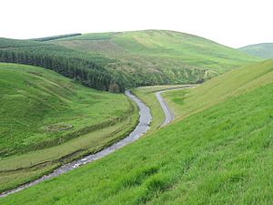 Crawick Water below the Dod - geograph.org.uk - 199316