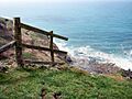 Crumbling Rusey Cliff - geograph.org.uk - 437355