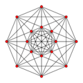 Demipenteract graph ortho