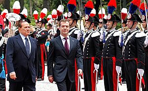Dmitry Medvedev in Italy, June 2011-12