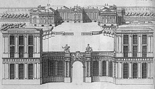 Drawing of the Palais Bourbon, Paris