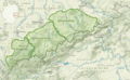 Erzgebirge Naturraum map de