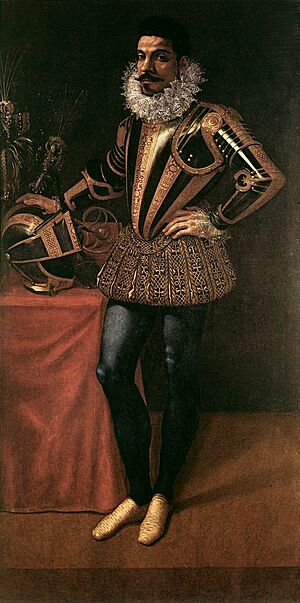 Field Marshal Lucio Foppa by Giovanni Ambrogio Figino