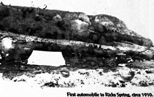 First Automobile to Ricks Spring circa 1910